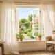 Sunlit room with open window and garden view, cremation services in Mesa, AZ